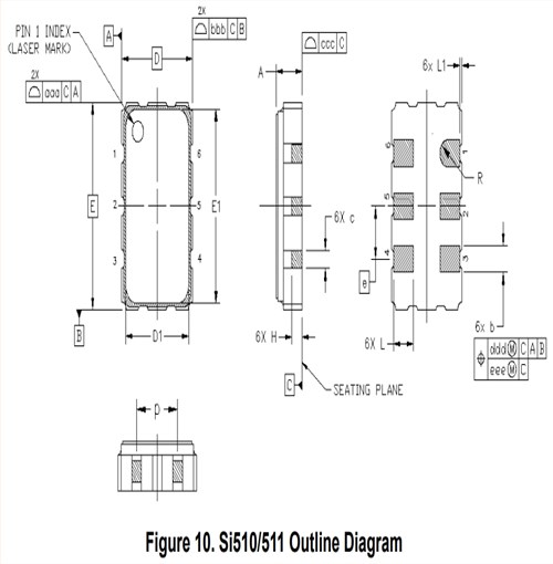 美國Silicon晶振/511BBA100M000BAG/6G室內(nèi)路由器晶振/Si511有源差分振蕩器