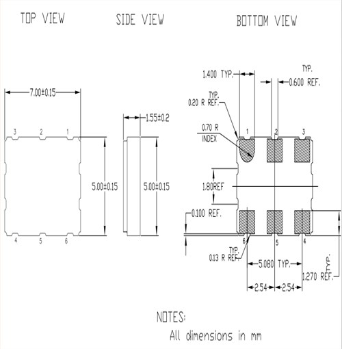 6G移動通信晶振 8N32003EC-60.000-CDI8 IDT有源振蕩器