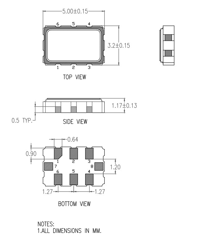 XPP516625.000000I,瑞薩LVPECL輸出振蕩器,交換機應(yīng)用晶振